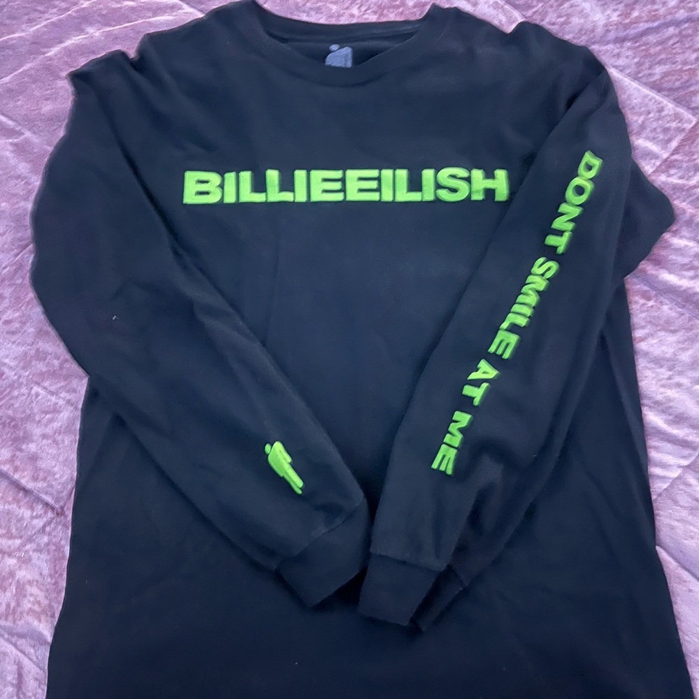 Billie Eilish Black Long Sleeve Shirt